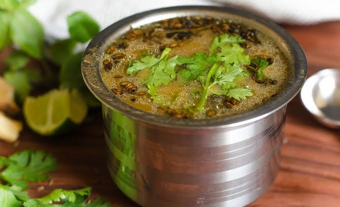 basil rasam 1