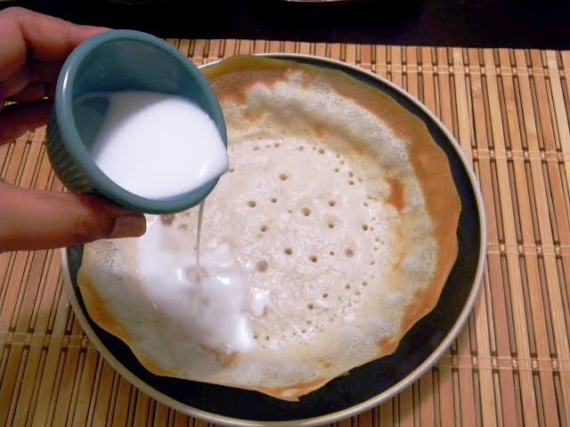 appam coconut milk