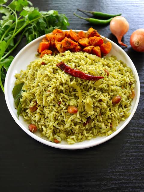 coriander rice