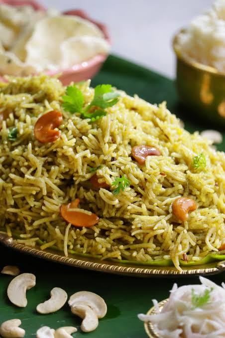 coriander rice