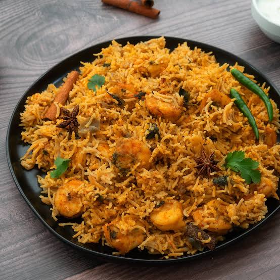 prawn biryani