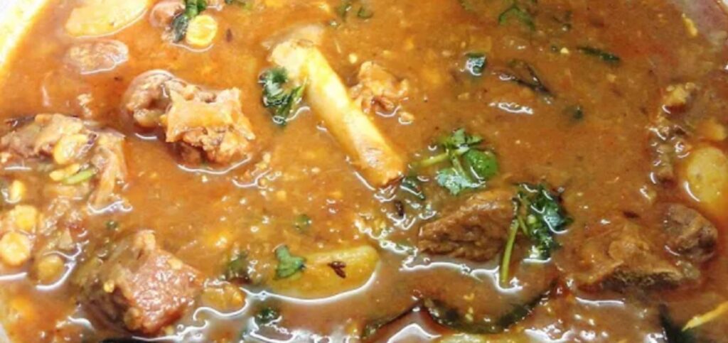 mutton dalcha