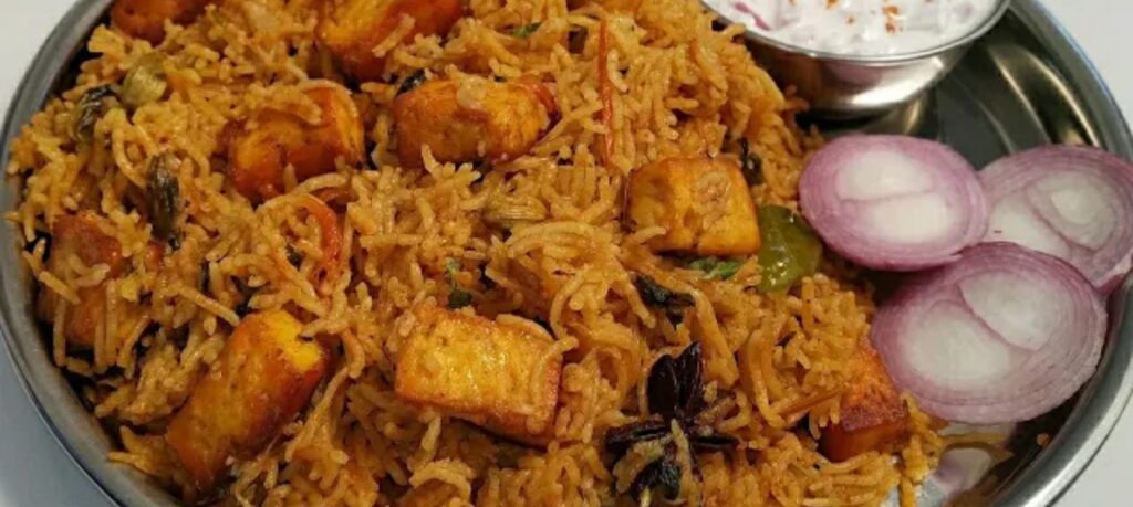 paneer biryani 1