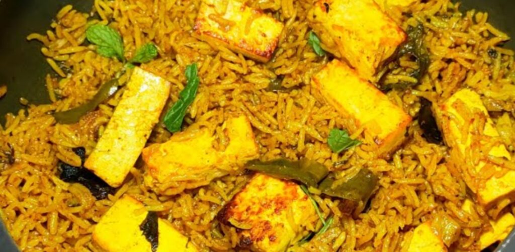 paneer biryani